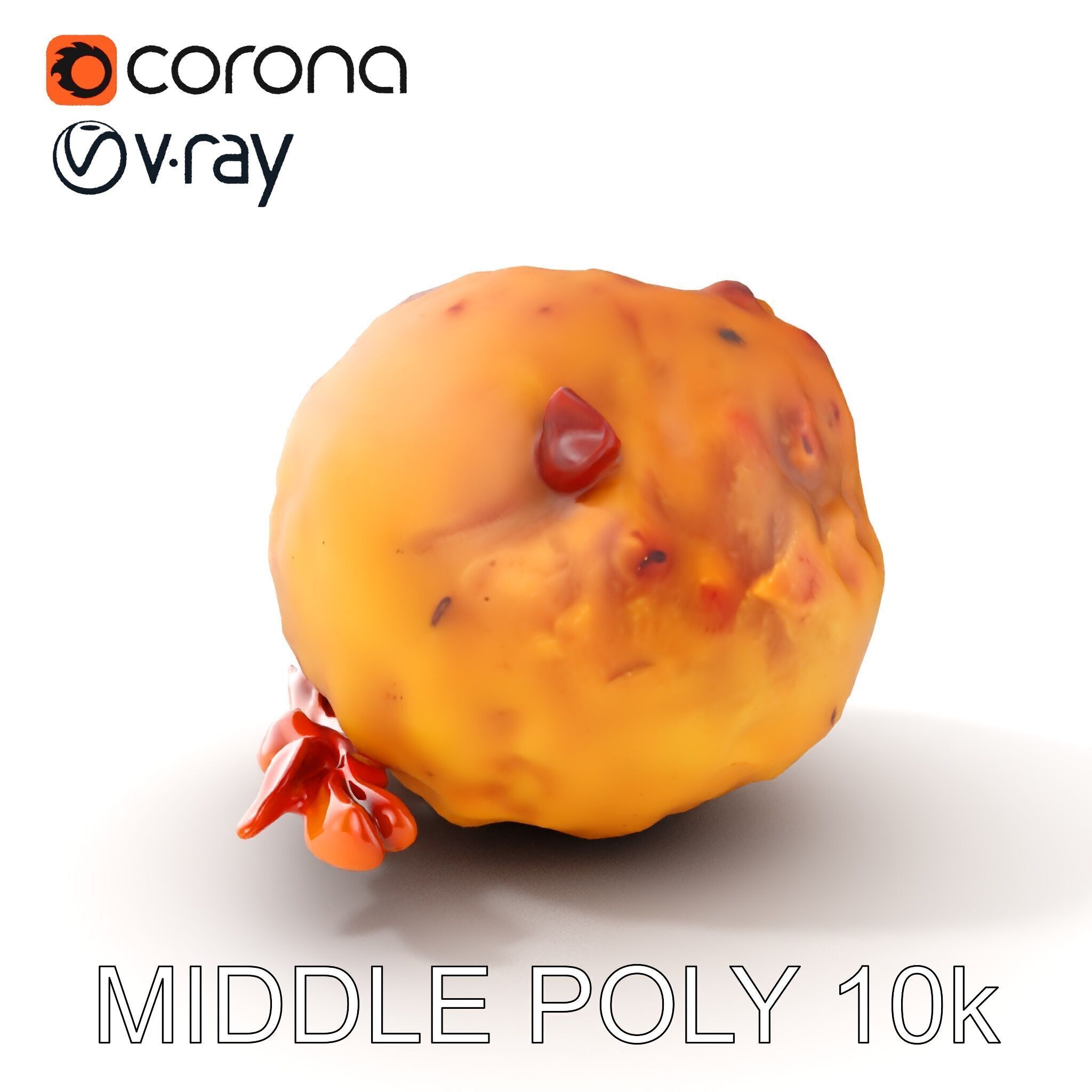 Spiced Bun D Model Pack Low-poly 3D model_13