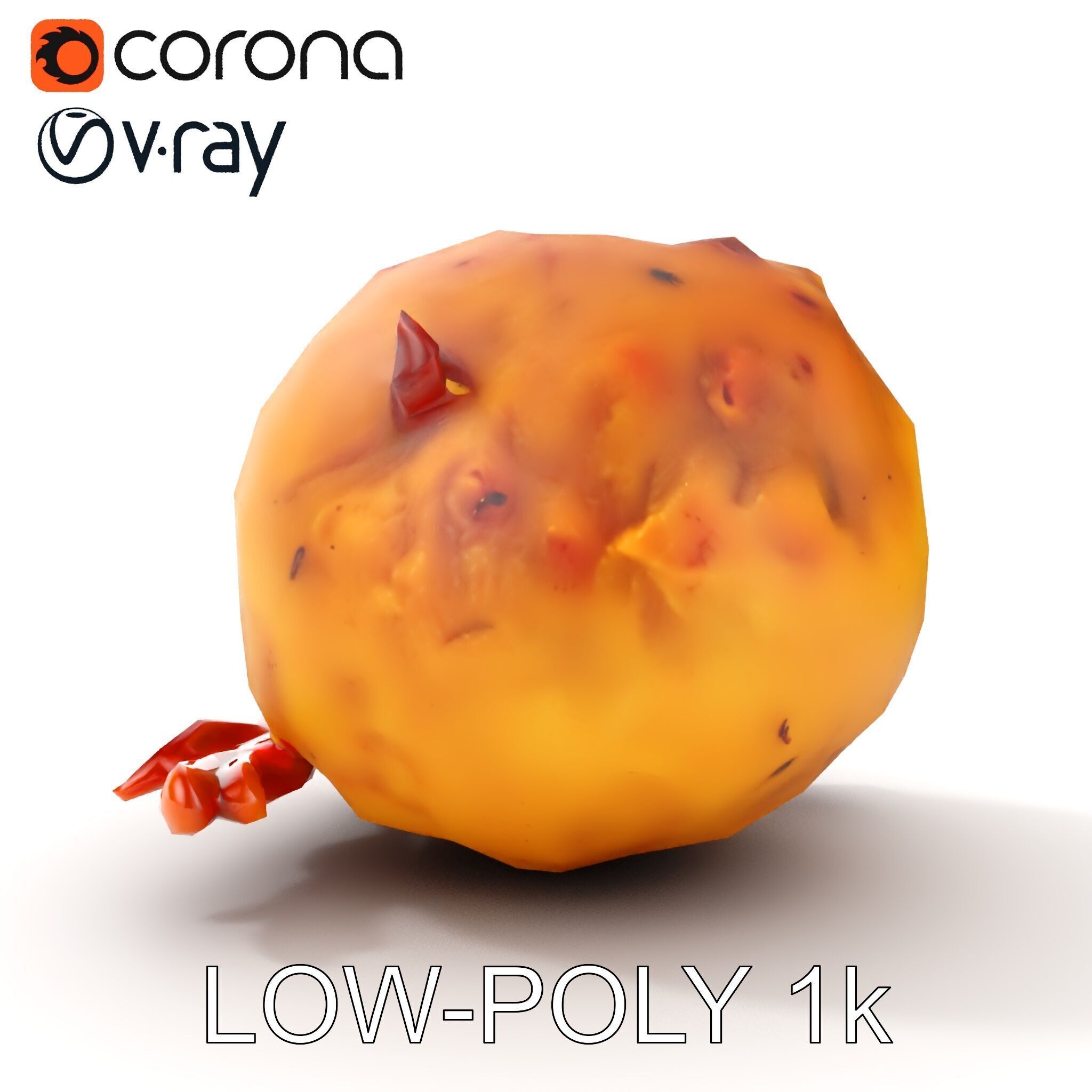 Spiced Bun D Model Pack Low-poly 3D model_10