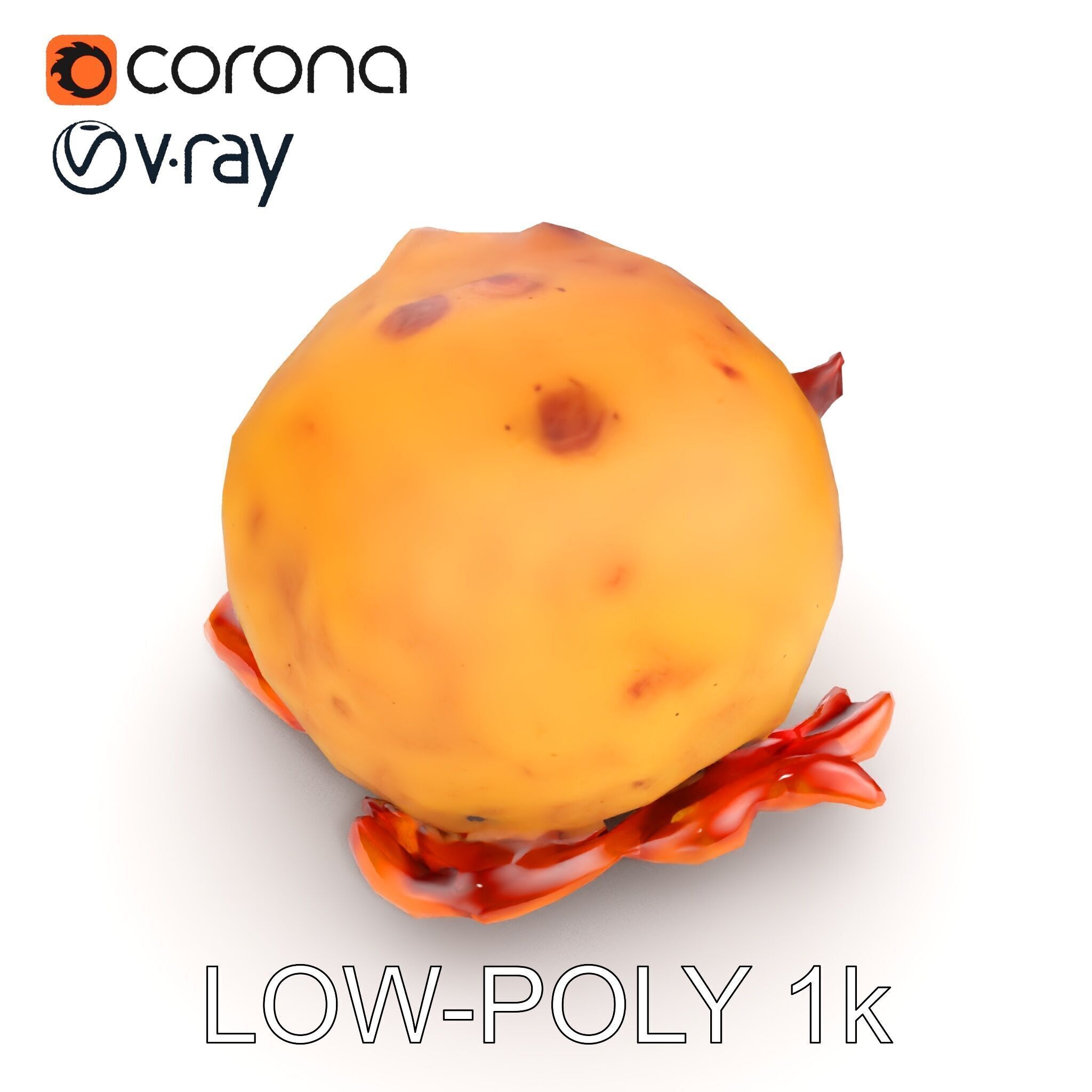 Spiced Bun D Model Pack Low-poly 3D model_14