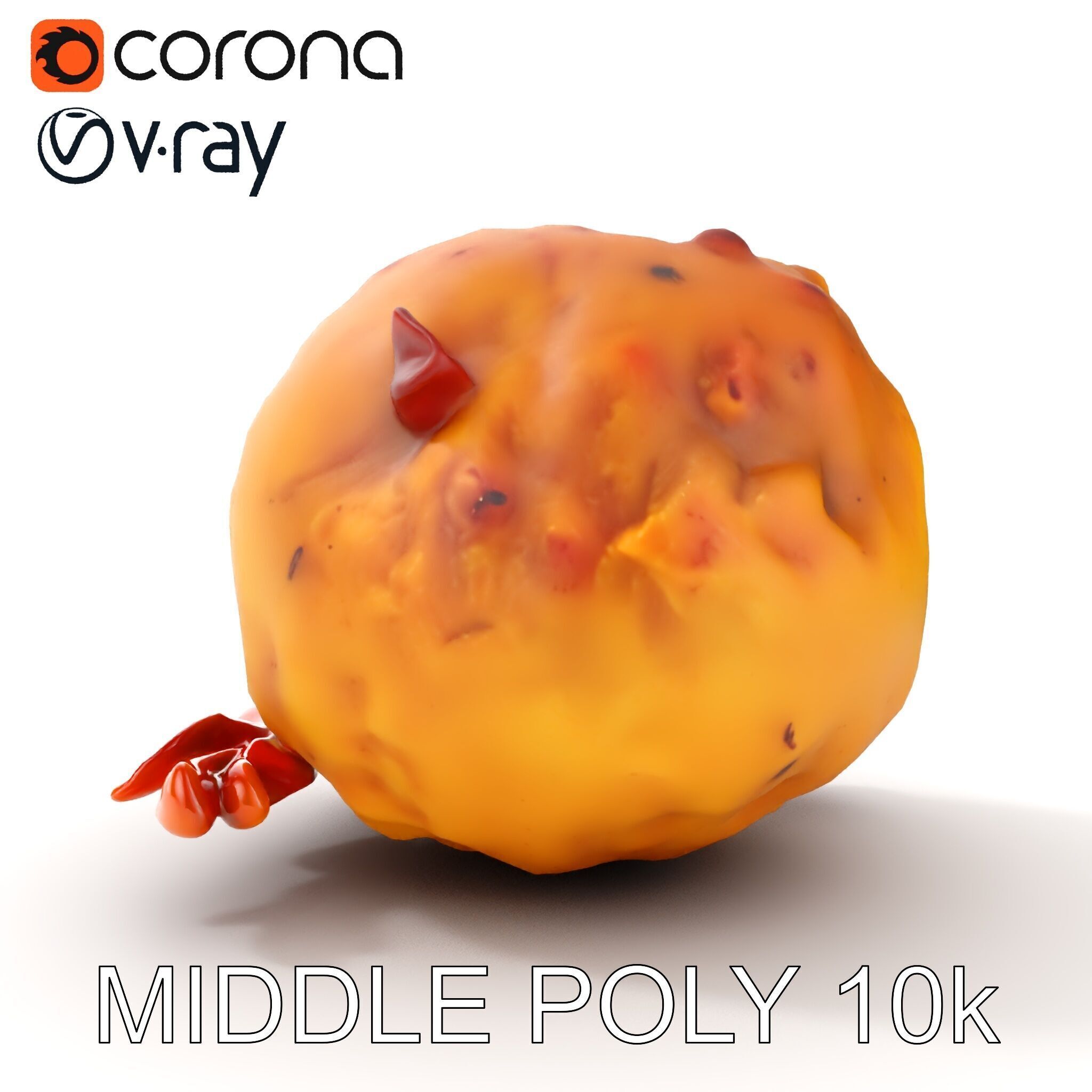 Spiced Bun D Model Pack Low-poly 3D model_16