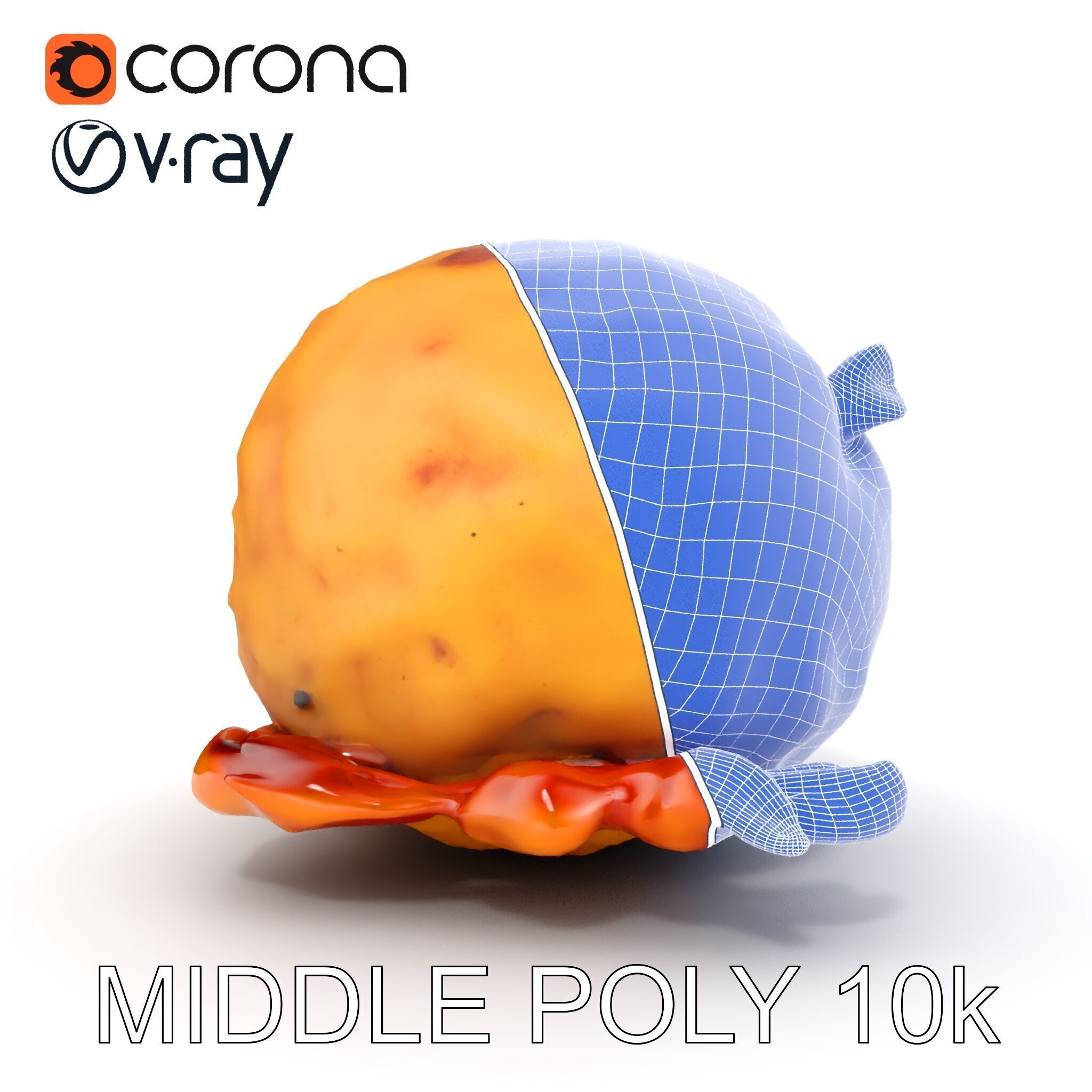 Spiced Bun D Model Pack Low-poly 3D model_30