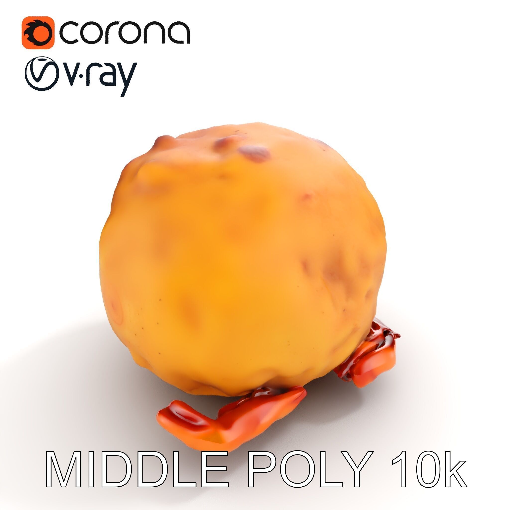 Spiced Bun D Model Pack Low-poly 3D model_6
