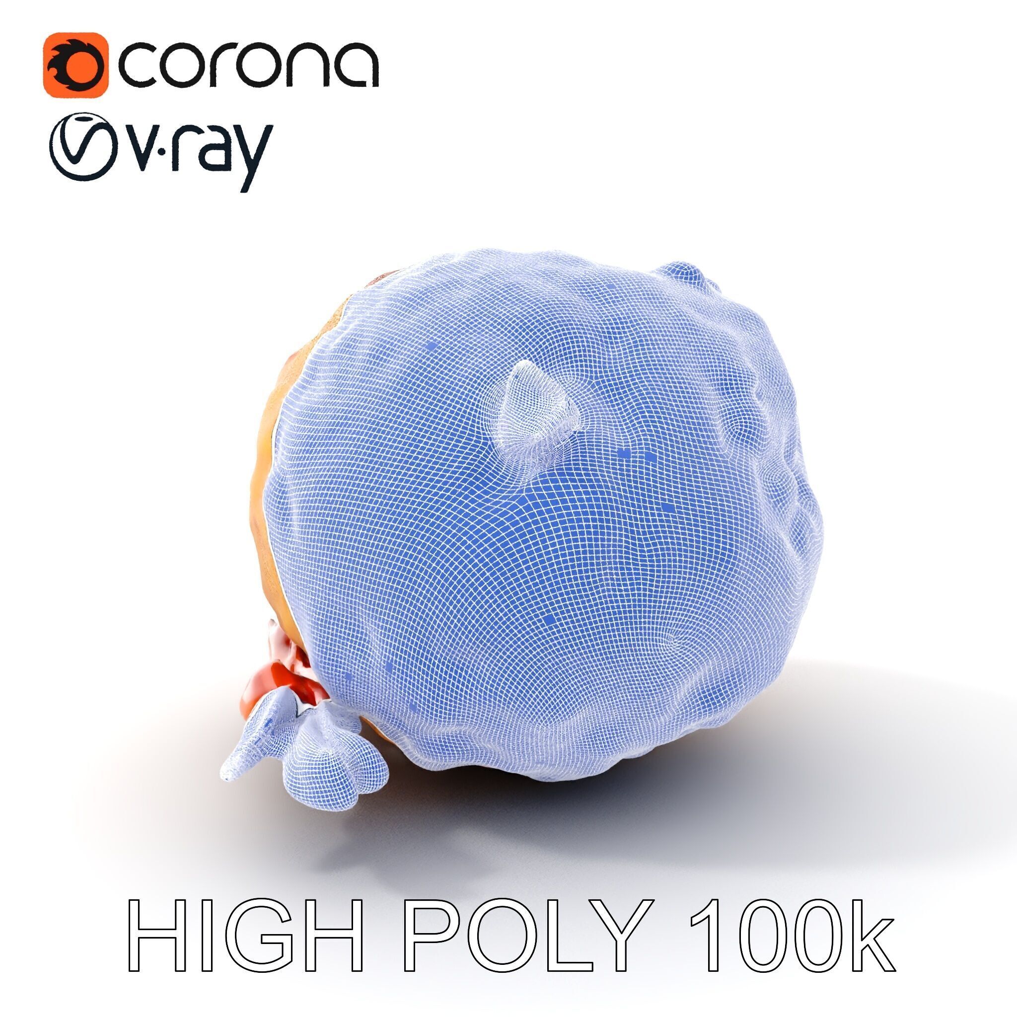 Spiced Bun D Model Pack Low-poly 3D model_4