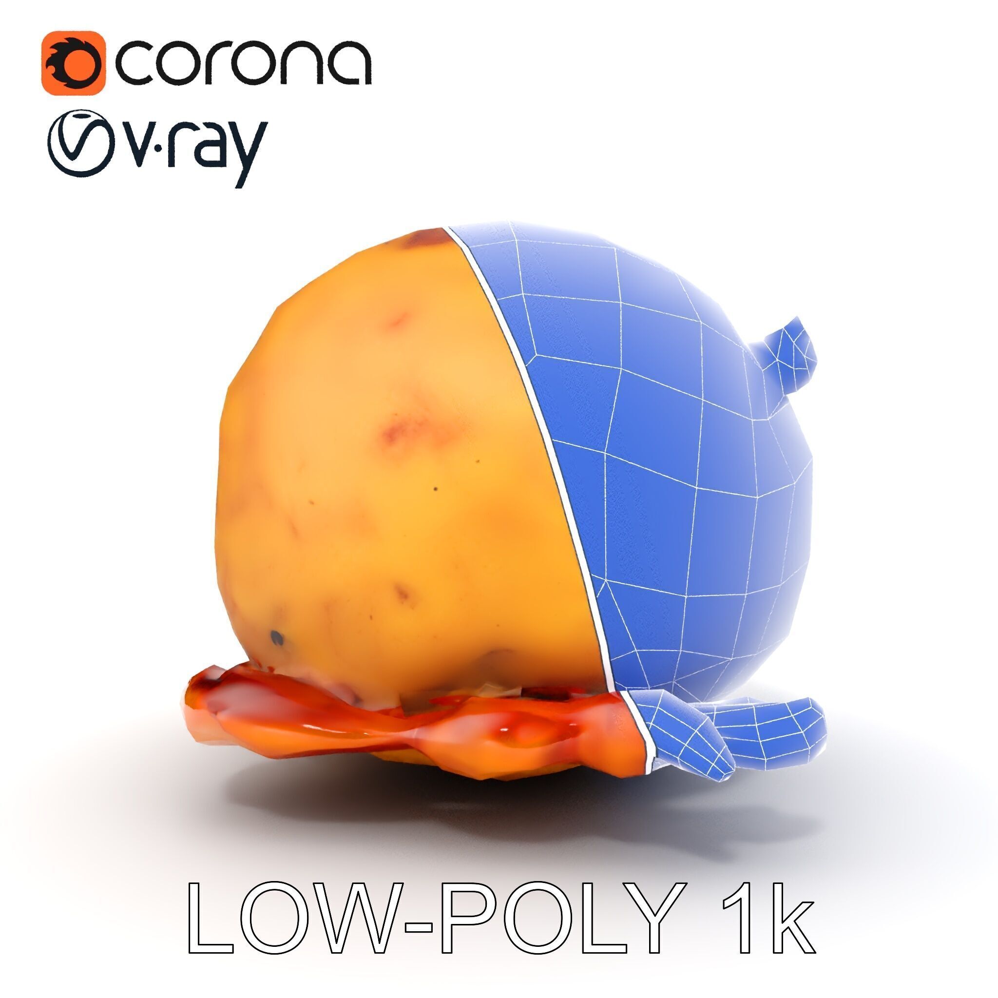 Spiced Bun D Model Pack Low-poly 3D model_31