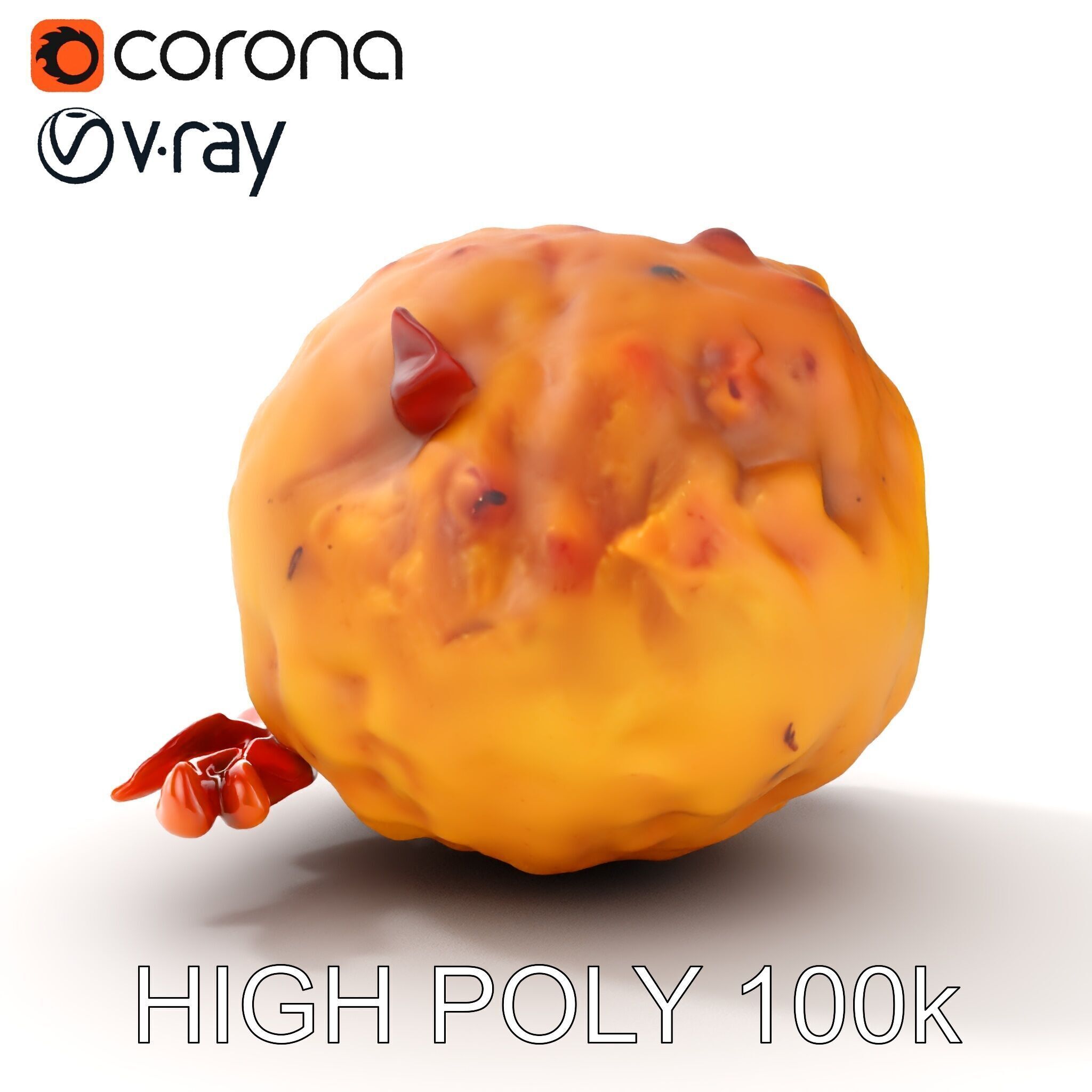 Spiced Bun D Model Pack Low-poly 3D model_32