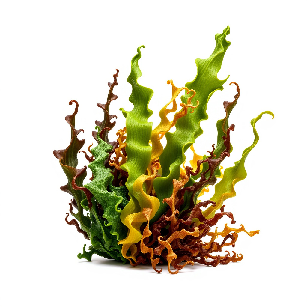 Colorful Seaweed Model Pack High Detail D Render Low-poly 3D model_2