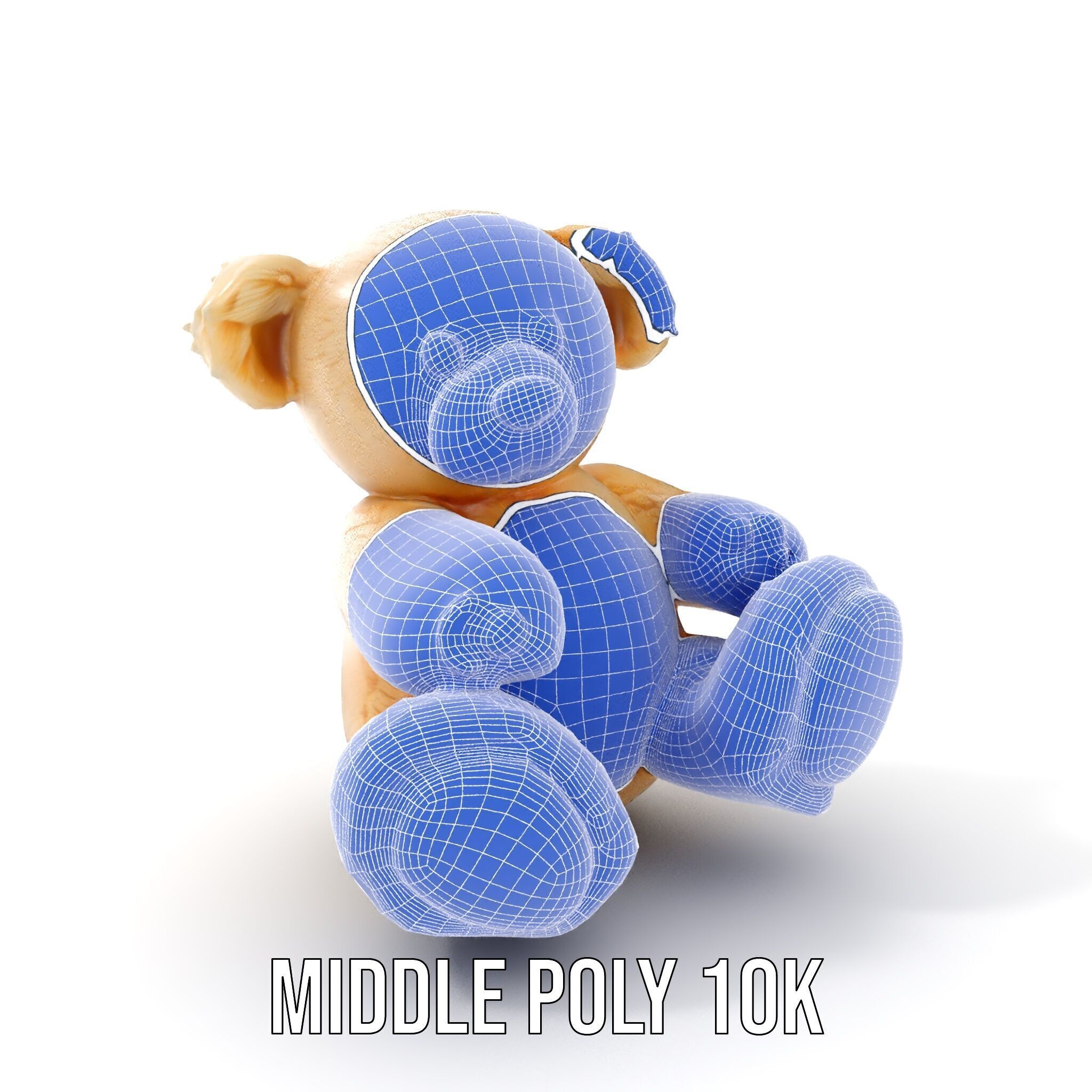 Teddy Bear Cute Plush Model Pack Low-poly 3D model_30