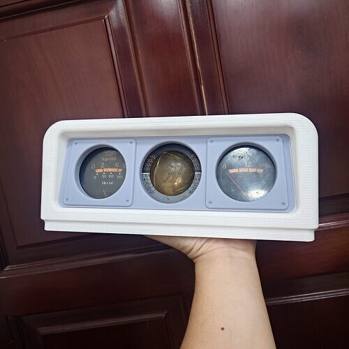 Mitsubishi Pajero Mk1 Triple Gauge Cover 3D print model