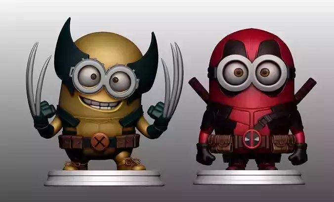 Minion X wolverine - deadpool