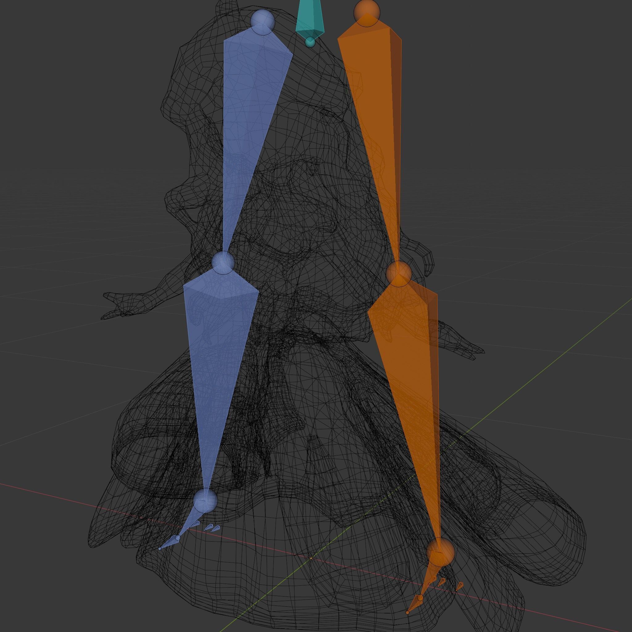 Enchanted Forest Fairy Princess Rigged and Animated Low-poly 3D model_6