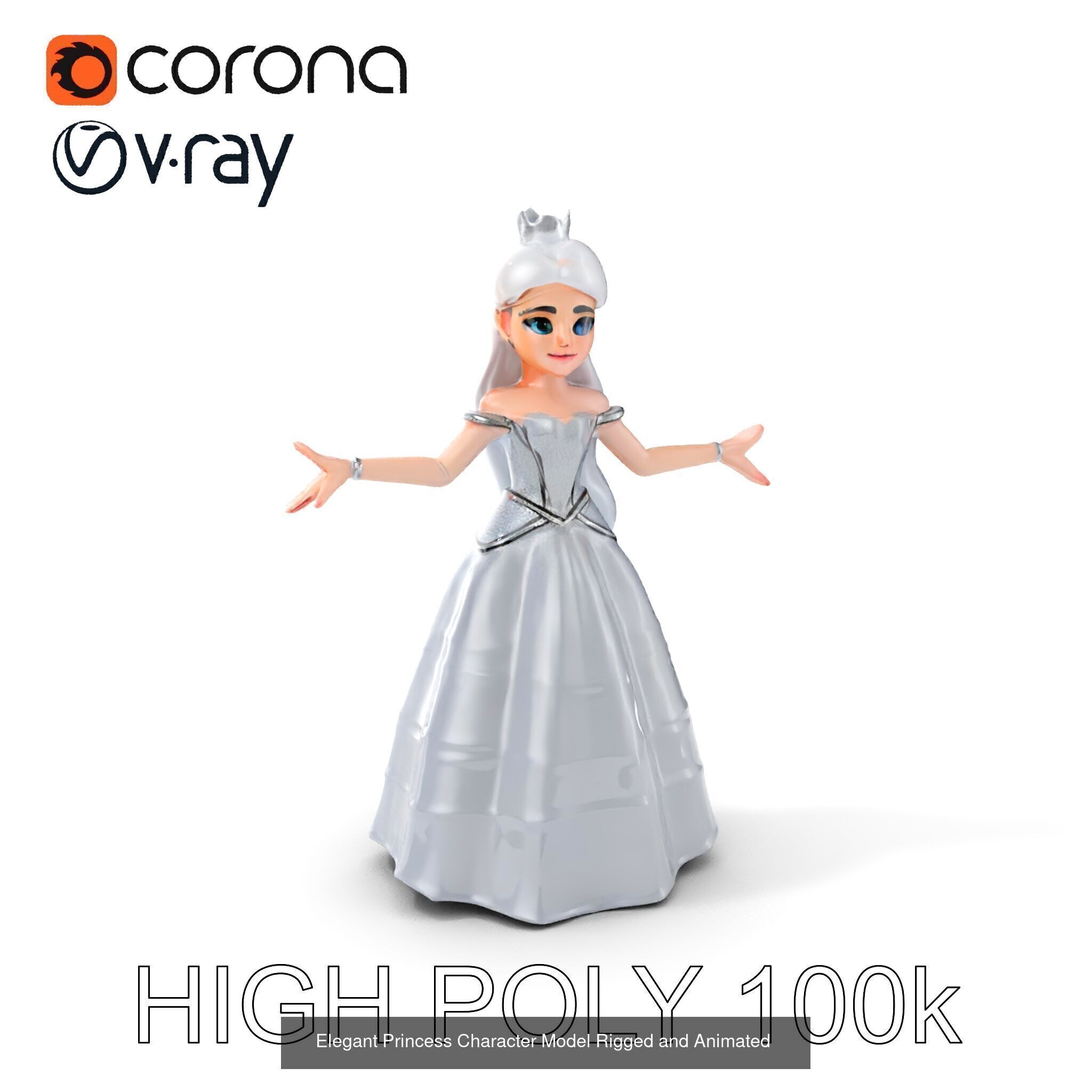 Regal Princess 3D Models Pack 3D Model Collection_23