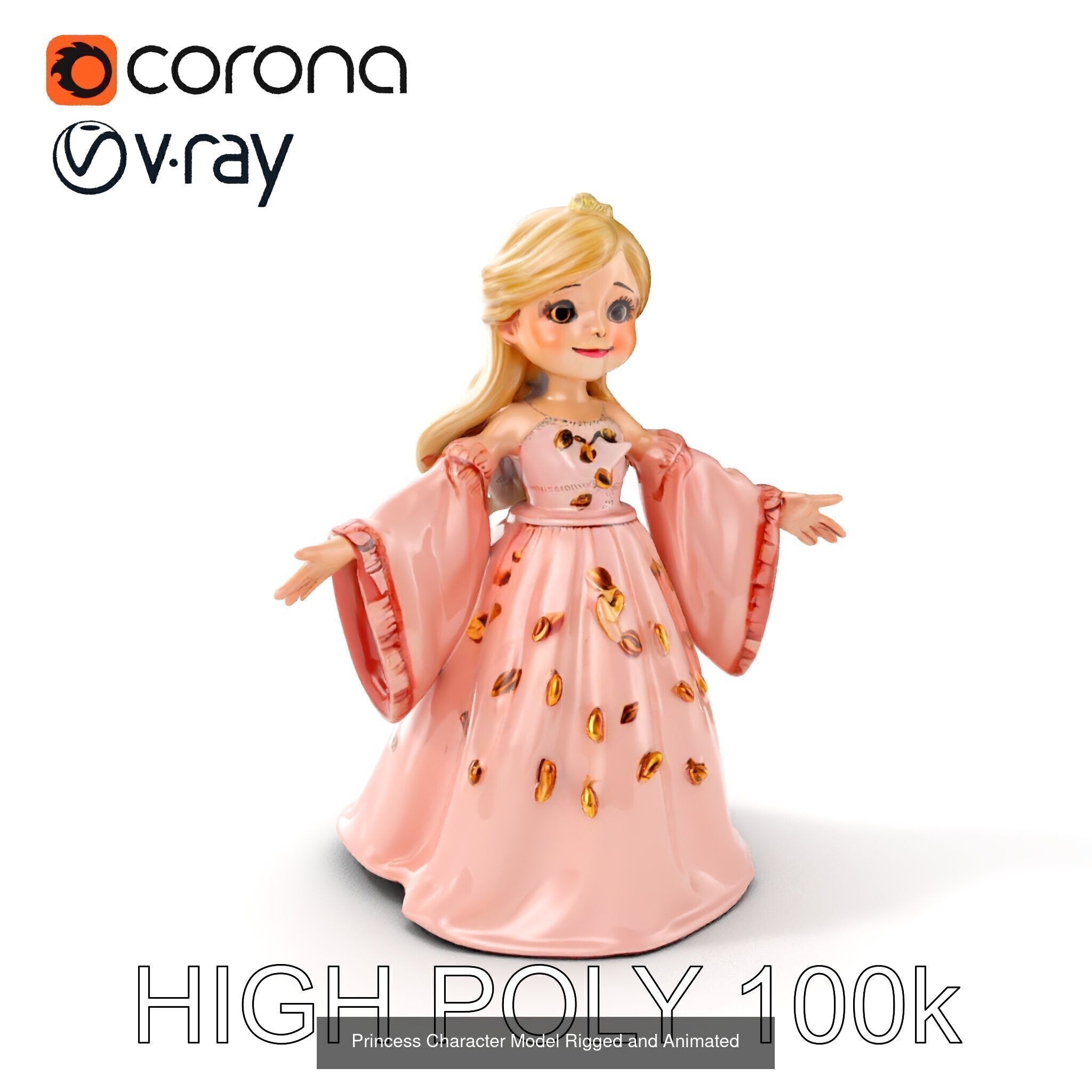 Regal Princess 3D Models Pack 3D Model Collection_17