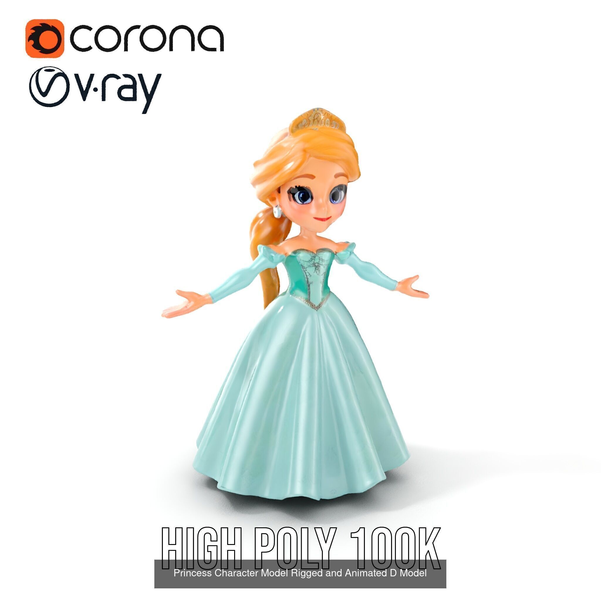 Regal Princess 3D Models Pack 3D Model Collection_24