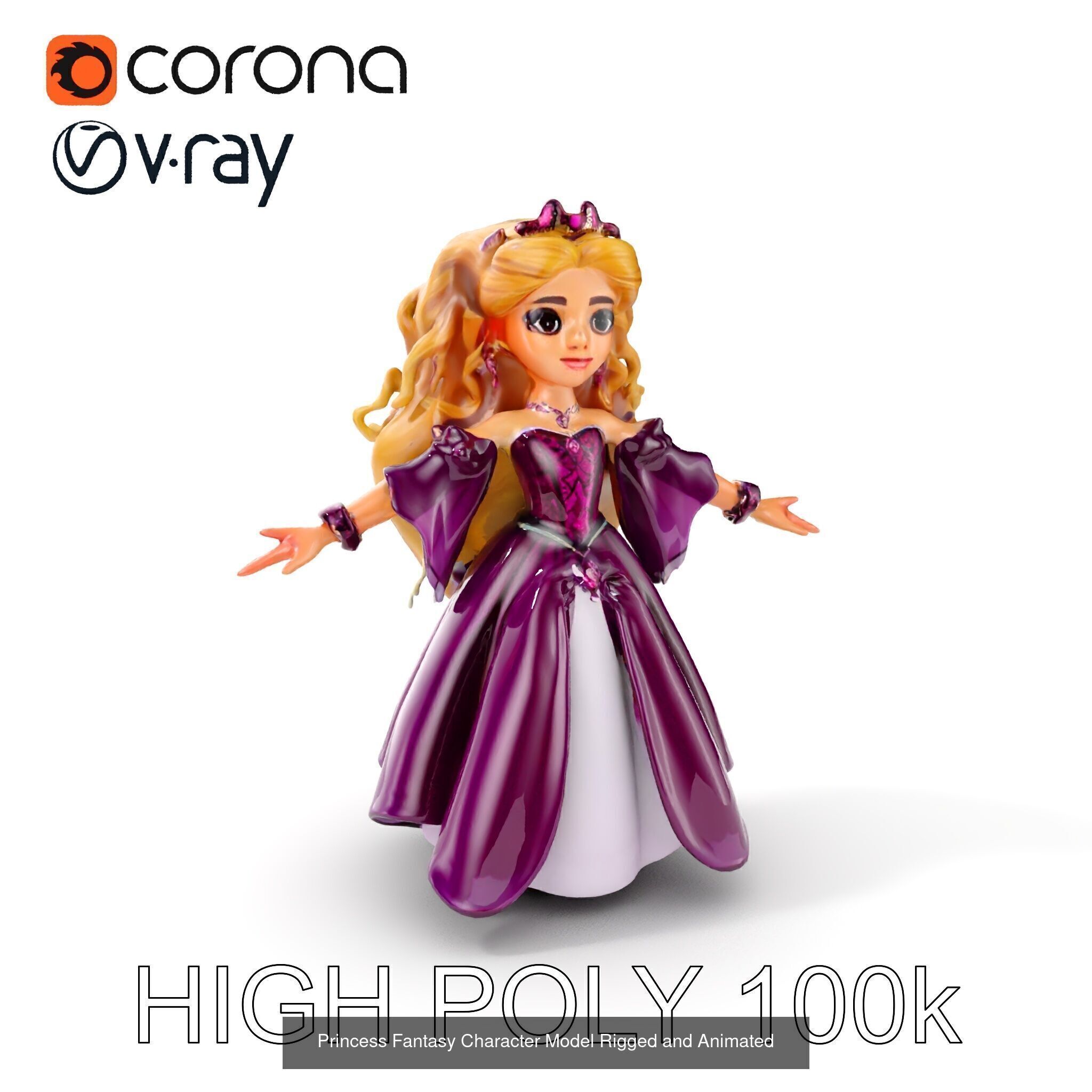 Regal Princess 3D Models Pack 3D Model Collection_26