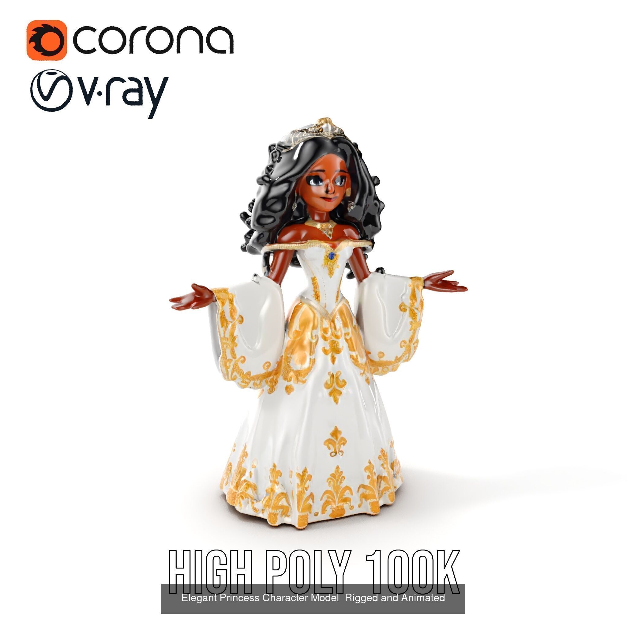 Regal Princess 3D Models Pack 3D Model Collection_21