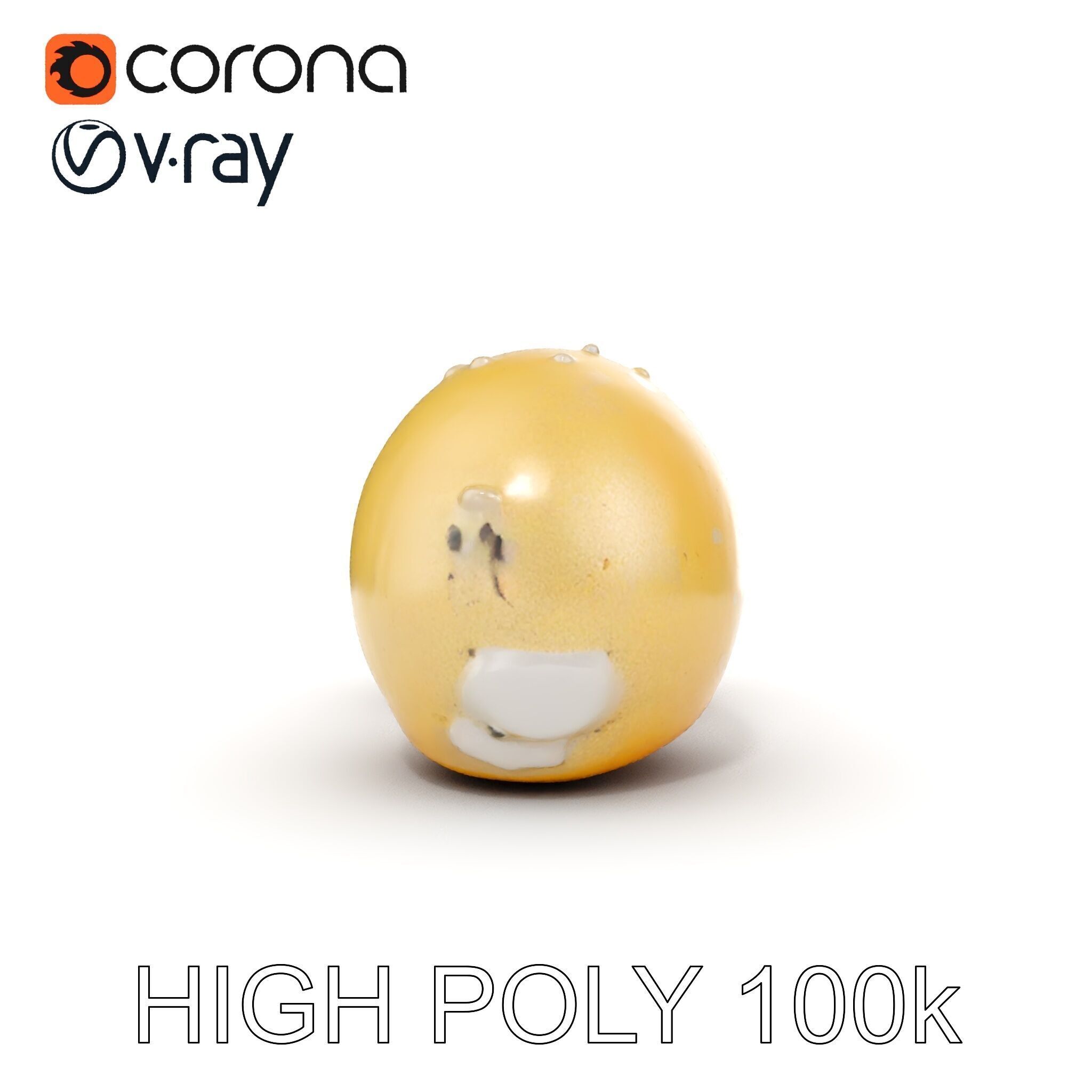 Rasgulla Sweet D Model Pack Low-poly 3D model_28