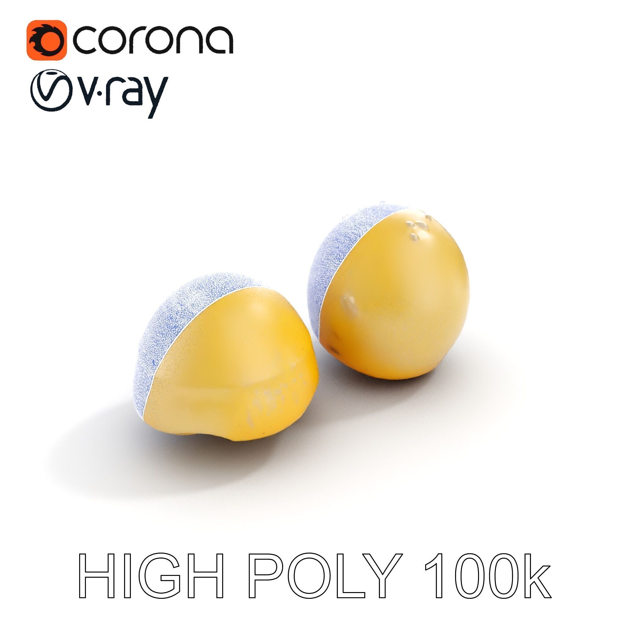 Rasgulla Sweet D Model Pack Low-poly 3D model_23