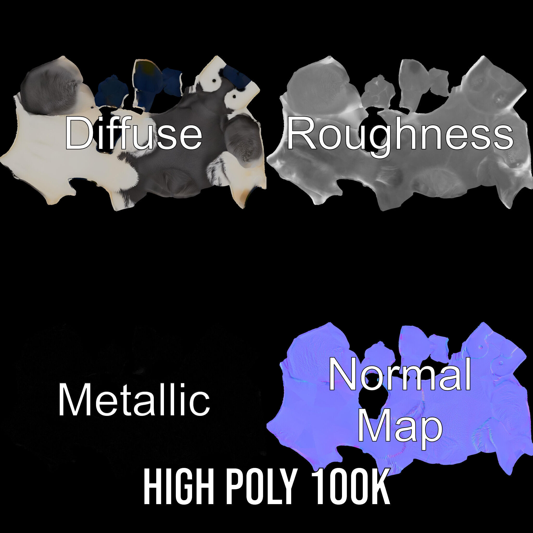 Adorable Penguin Plush Toy D Model Pack Low-poly 3D model_3