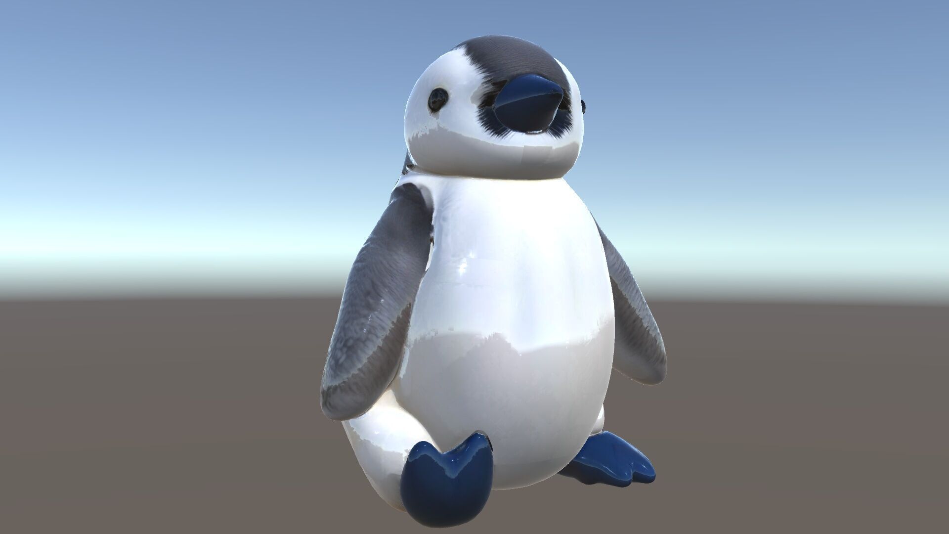 Adorable Penguin Plush Toy D Model Pack Low-poly 3D model_33