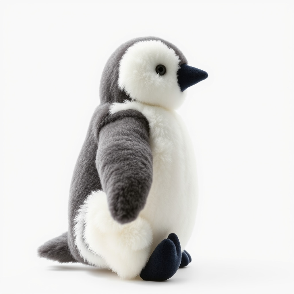 Adorable Penguin Plush Toy D Model Pack Low-poly 3D model_2