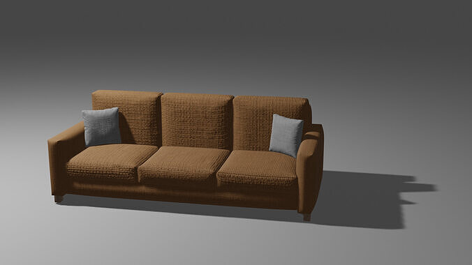 Modern Couch 3D Model 3D model