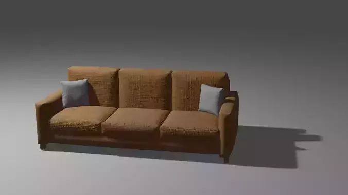 Modern Couch 3D Model