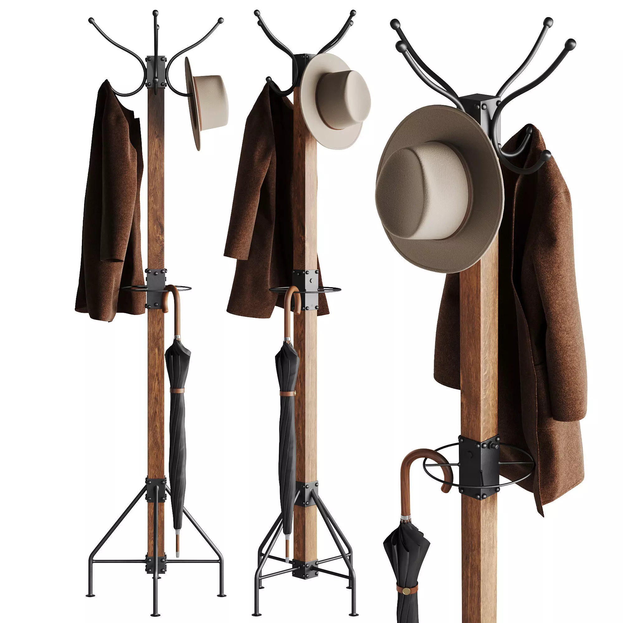 Delilah Coat Rack Tree One Kings Lane 3D model_0
