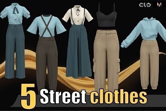  Street clothes 3D model