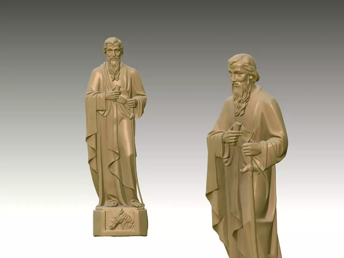 Saint Paul the Apostle 3D print model_0