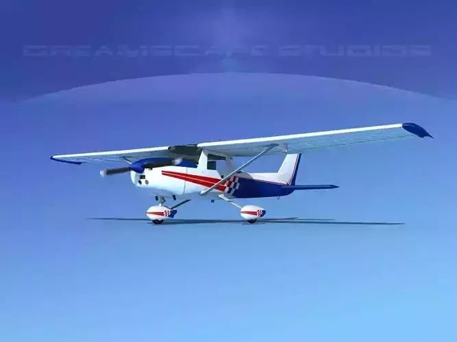 Cessna 150 Aerobat V02 3D model