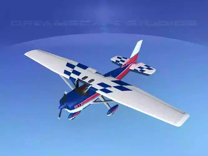 Cessna 150 Aerobat V03 3D model