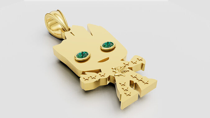 tree character pendant 3D printable model       3D print model