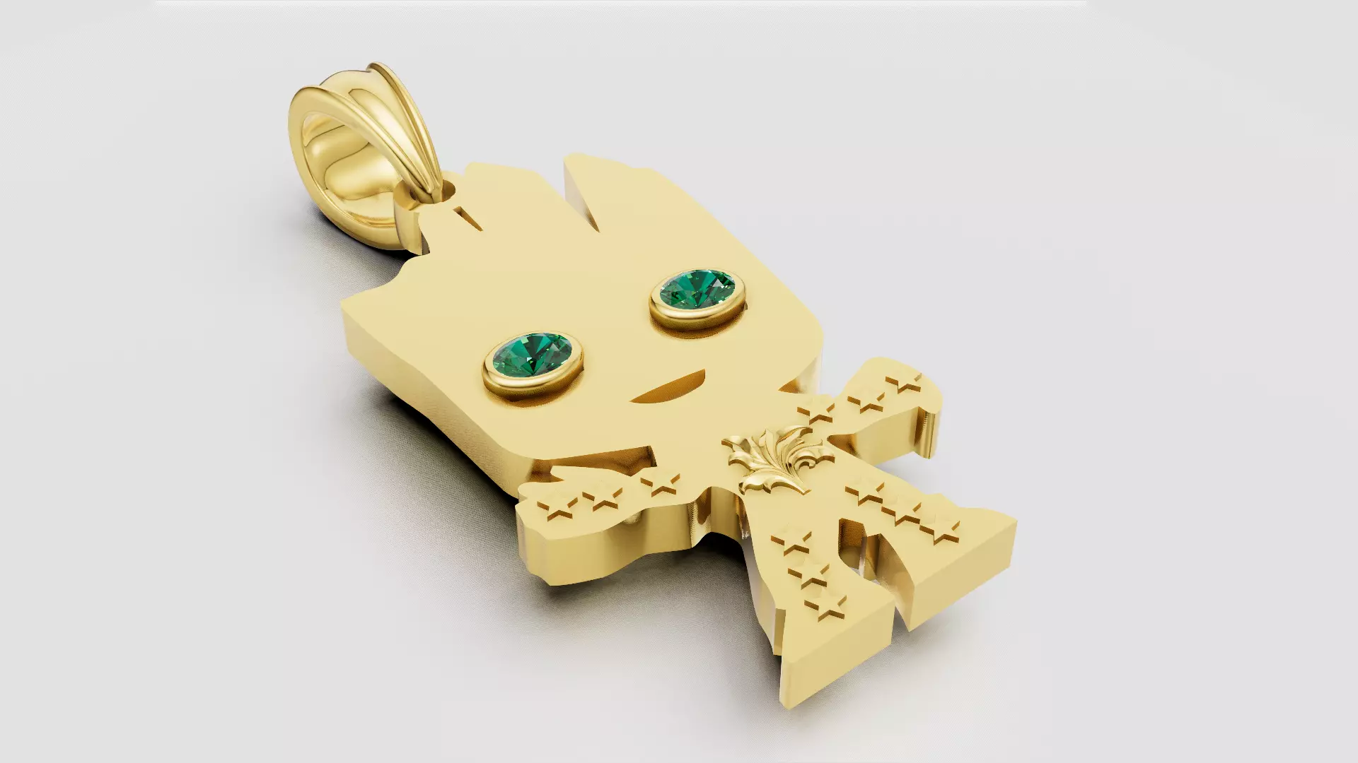 tree character pendant 3D printable model 3D print model