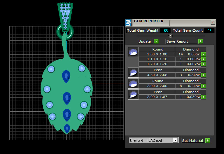 pinecone pendant 3D printable model       3D print model_5