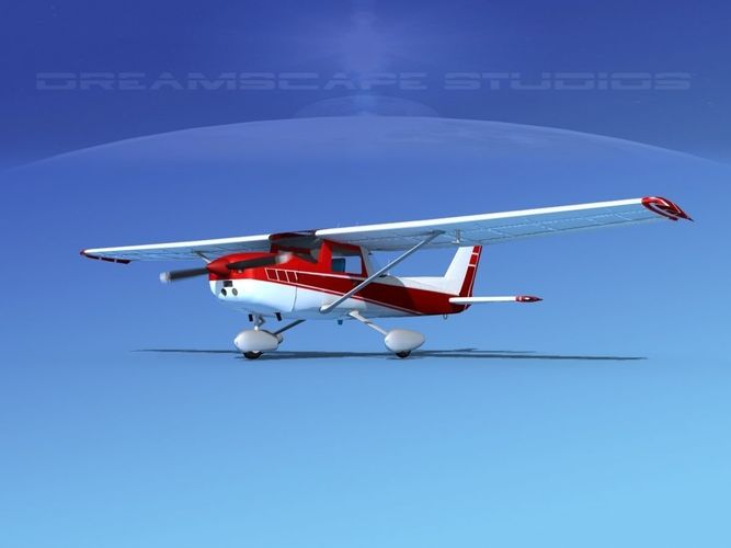 Cessna 150 Aerobat V06 3D model