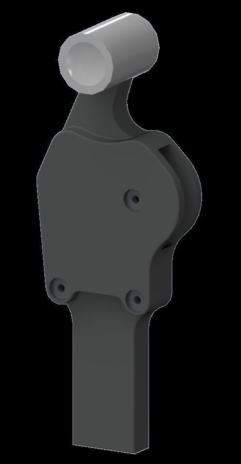 CRJ-200 Right Thrust lever 3D model_0