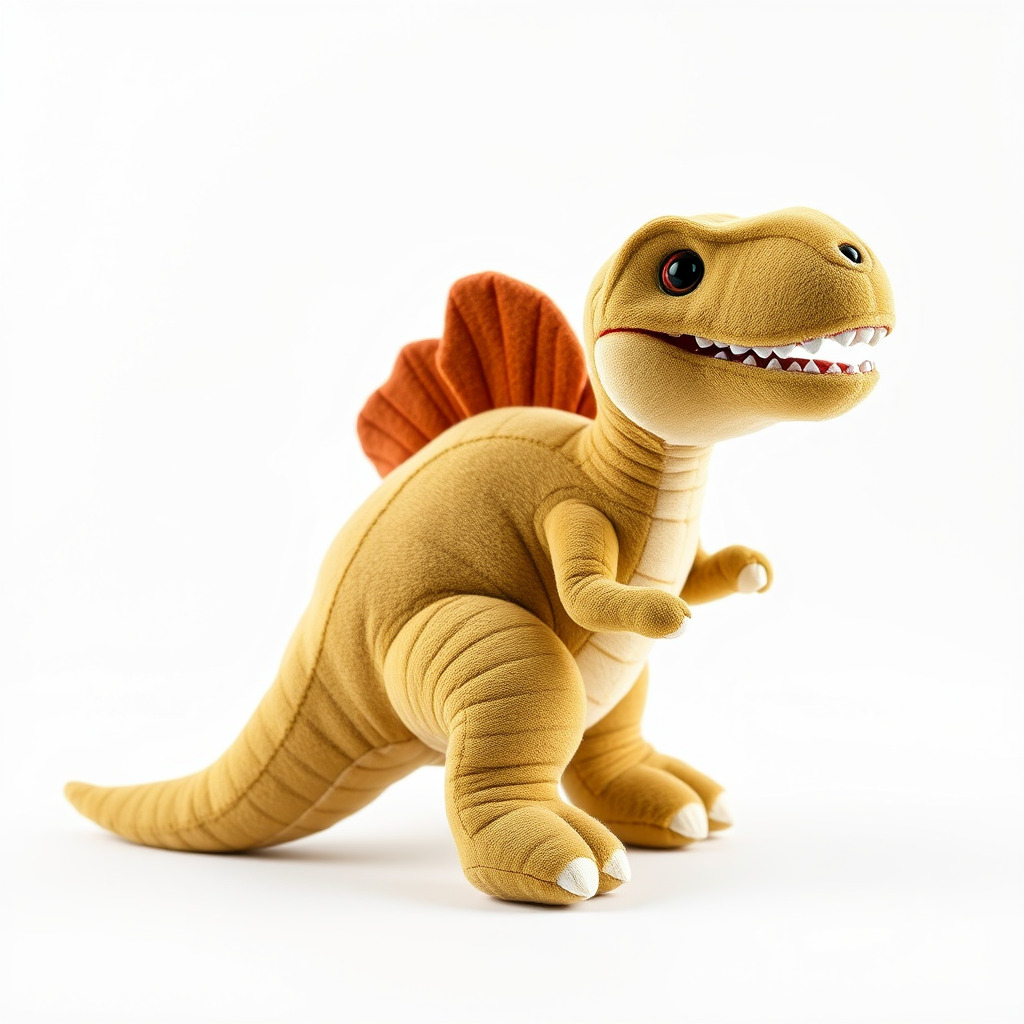 Cute Dinosaur Plush Toy Model Pack Low-poly 3D model_2