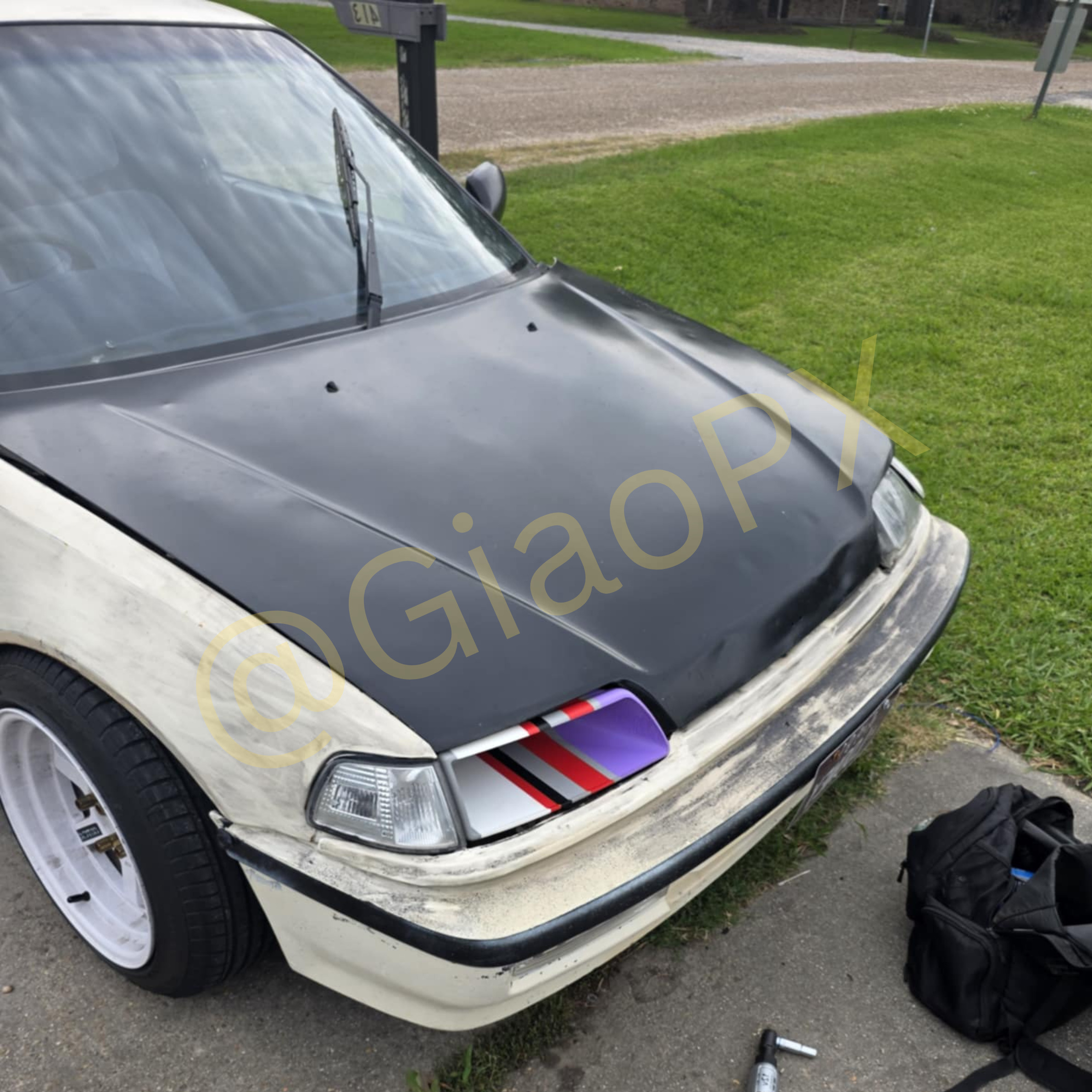 EF Civic Mk4 Facelifted Headlight Intake 3D print model_2