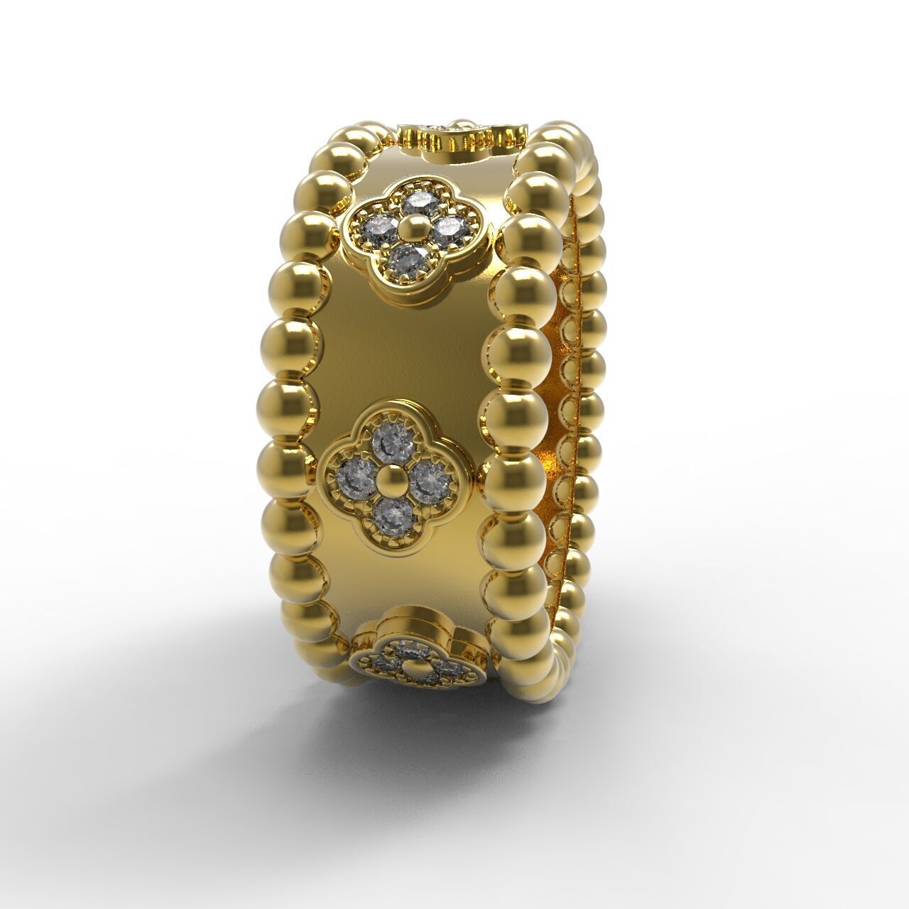 Van Cleef Ring 3D print model_1