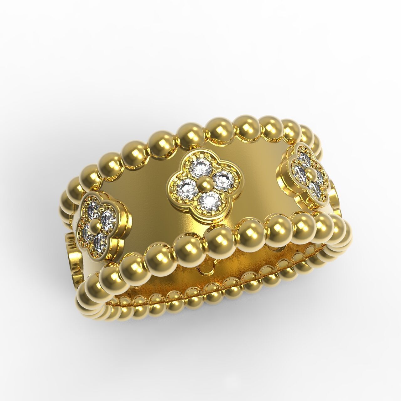 Van Cleef Ring 3D print model_2