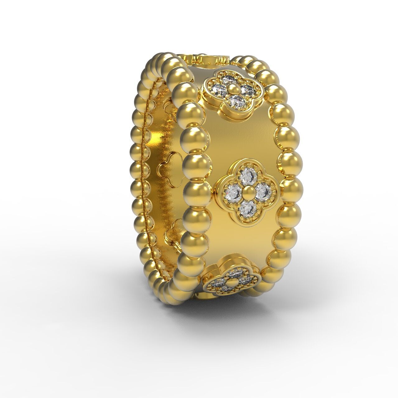 Van Cleef Ring 3D print model_4
