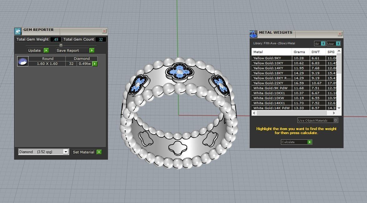 Van Cleef Ring 3D print model_7