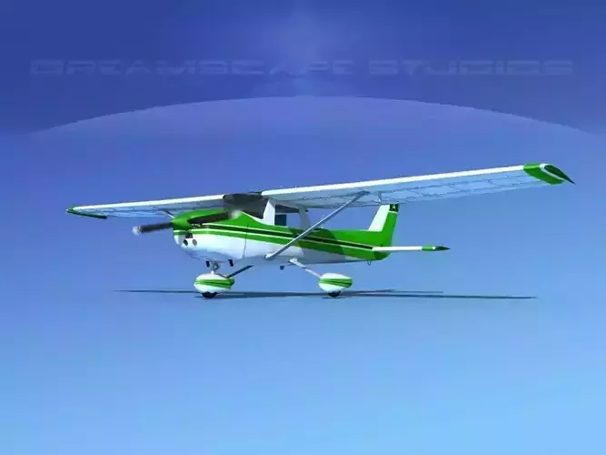 Cessna 150 Aerobat V08 3D model