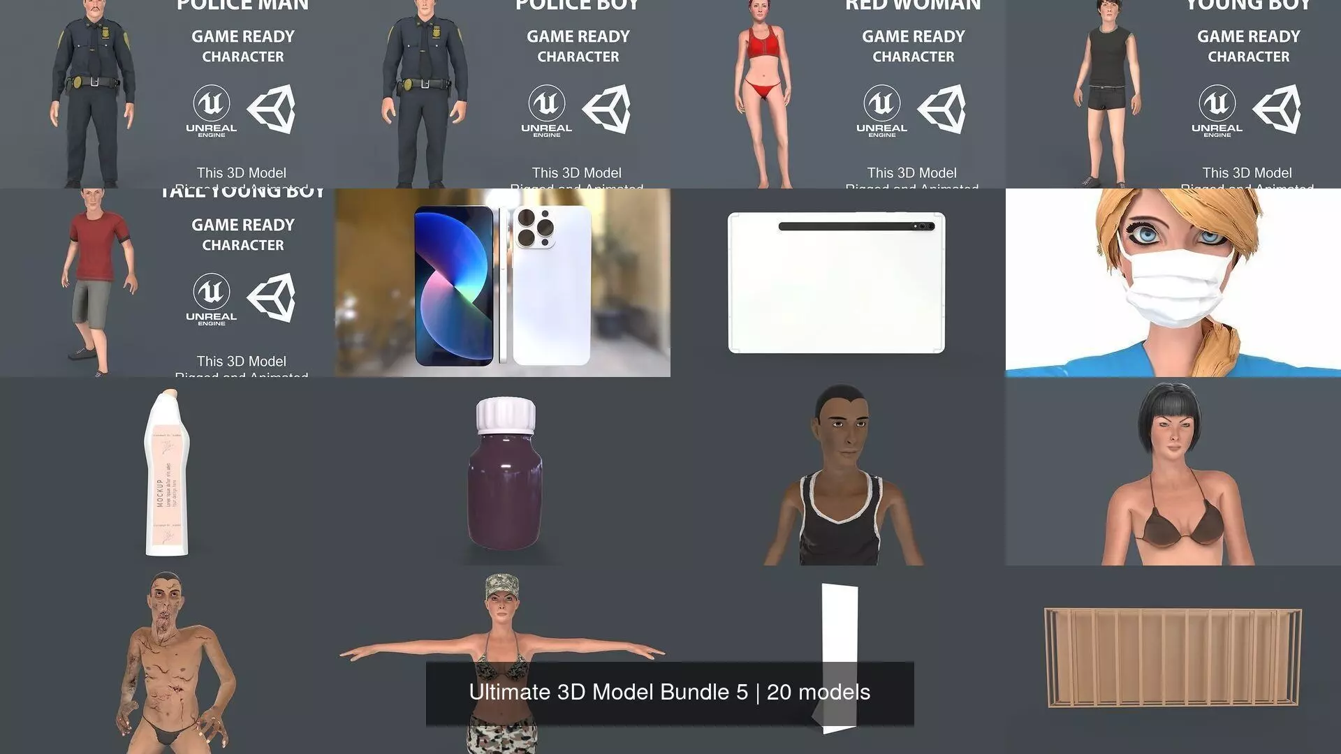 Ultimate 3D Model Bundle 5 3D Model Collection_0