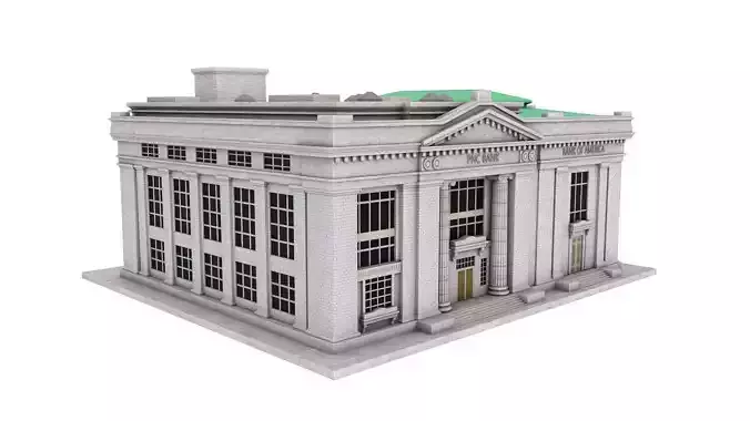 Riggs Bank 3D model