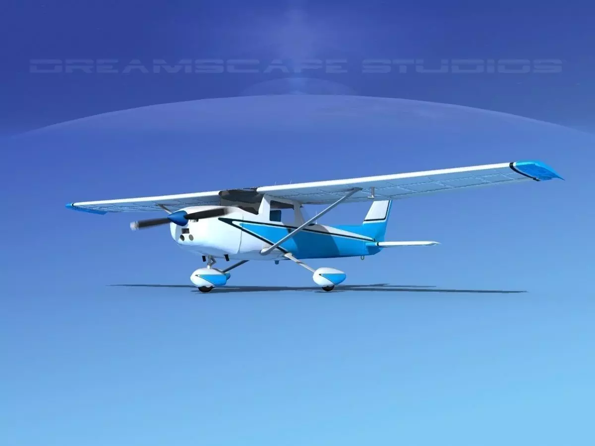 Cessna 150 Aerobat V09 3D model