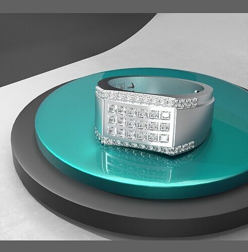 jewelry men ring Free 3D print model