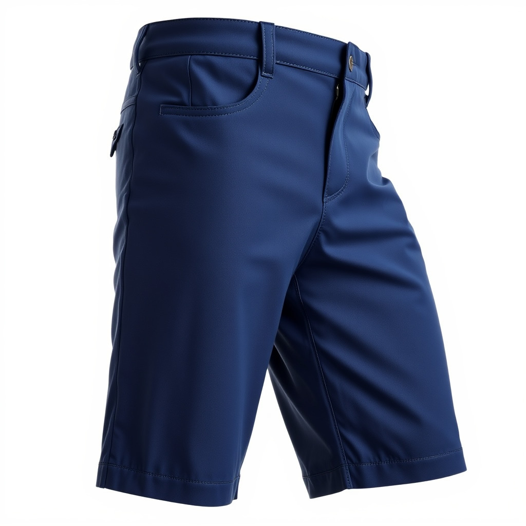 Denim Shorts D model pack Low-poly 3D model_2