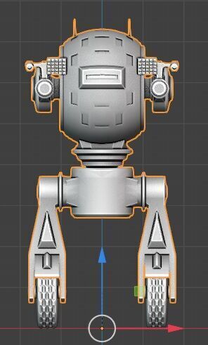 Sci-Fi Robot Enemy 003 Low-poly 3D model_13
