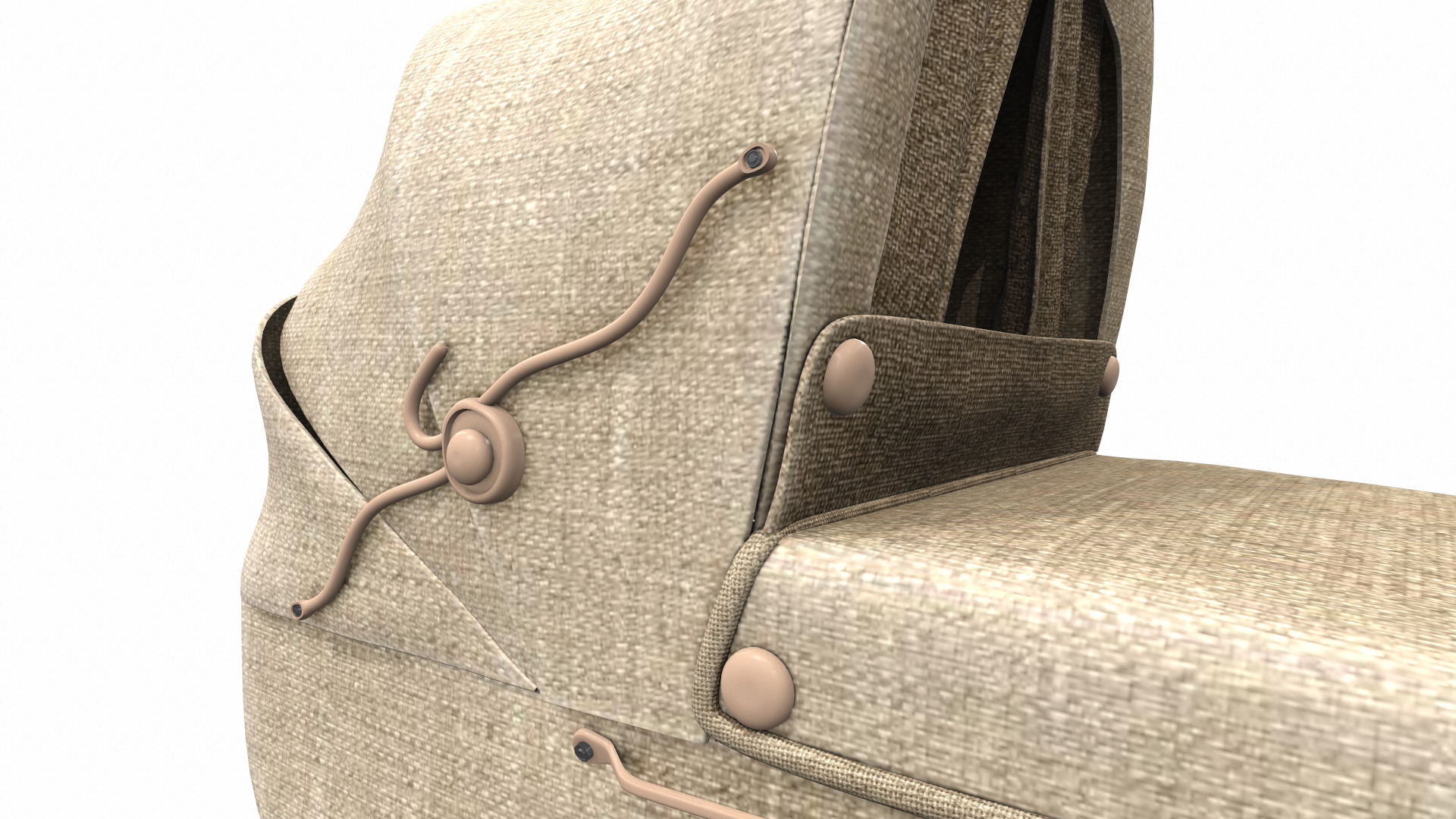 Baby stroller 02 3D model_12